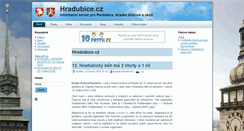 Desktop Screenshot of hradubice.cz