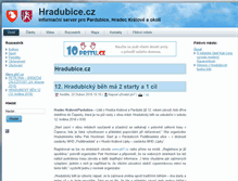 Tablet Screenshot of hradubice.cz